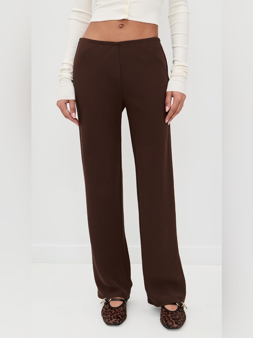 Reformation Gale Mid Rise Bias Pants